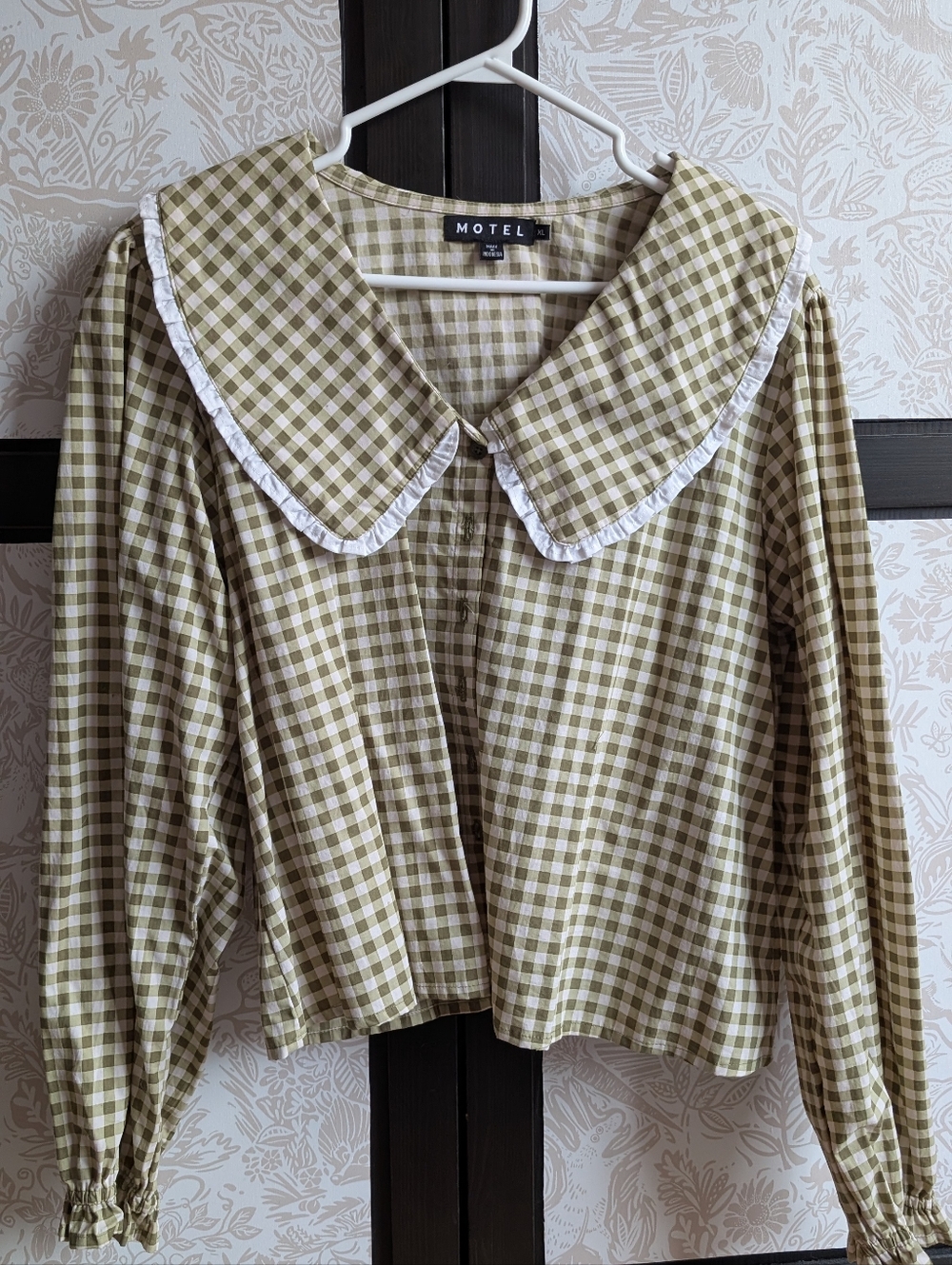 Motel Gingham Button Up